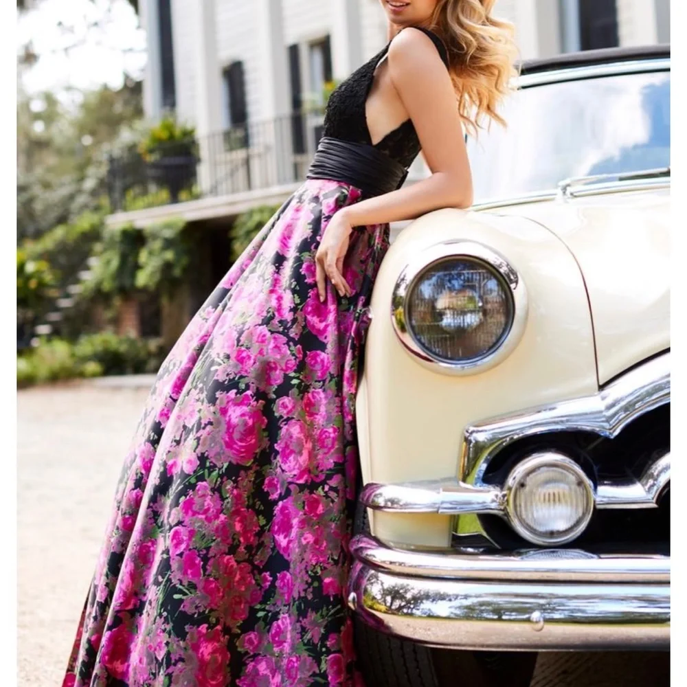 Formal Sherri Hill Roses - Picture 5 of 5